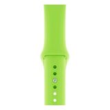 Apsuwa Apple Watch Nike 6 40MM Uyumlu Kordon Mat Jel Silikon Saat Kordonu 40/bb--Neon Yeşil