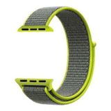 Apsuwa Apple Watch Nike Se 40MM Uyumlu Kordon Cırtcırt Kumaş Saat Kordonu 40/K03--KOYU Sarı