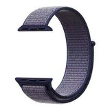 Apsuwa Apple Watch Nike Se 40MM Uyumlu Kordon Cırtcırt Kumaş Saat Kordonu 40/K03--LACIVERT