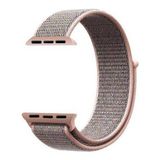 Apsuwa Apple Watch Nike Se 40MM Uyumlu Kordon Cırtcırt Kumaş Saat Kordonu 40/K03--ROSE Gold