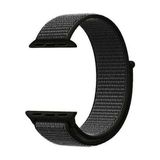 Apsuwa Apple Watch Nike Se 40MM Uyumlu Kordon Cırtcırt Kumaş Saat Kordonu 40/K03--SIYAH