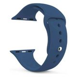 Apsuwa Apsuwa Apple Watch Se 44MM Uyumlu Kordon Yumuşak Lüx Silikon Saat Kordonu 44/aa--Lacivert