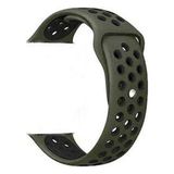 Apsuwa Apsuwa Huawei Watch Gt 2e 46MM Uyumlu Kordon Delikli Çift Renk Saat Kordonu 22K02--YEŞIL-SIYAH - Yeşil - Siyah