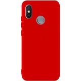 Apsuwa Apsuwa Xiaomi Redmi Note 6 Pro Kılıf Premier Lüx Yumuşak Silikon Kırmızı