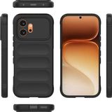 Apsuwa Honor 600 Kılıf Etnik Optimum Oyuk Desen Silikon - Siyah
