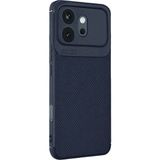 Apsuwa Honor 600 Kılıf Negro Kabon Desen Silikon + Ekran Koruyucu - Lacivert