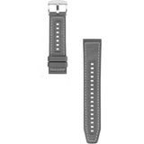 Apsuwa Honor Choice Band 20MM ile Uyumlu Kordon Kayış Dikiş Desenli Silikon KRD102 Lms 20/dds Gri