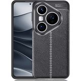Apsuwa Huawei Pura 80 Pro Kılıf Niss Silikon Deri Desen - Siyah