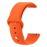 Apsuwa Huawei Watch Gt 2 46MM Uyumlu Kordon Mat Jel Silikon Saat Kordonu 22/qq--Turuncu