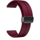 Apsuwa Huawei Watch Gt4 46 mm Kordon D-Buckle Mıknatıslı Silikon 22/22HHZ - Bordo