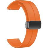 Apsuwa Huawei Watch Gt4 46 mm Kordon D-Buckle Mıknatıslı Silikon 22/22HHZ - Turuncu