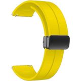 Apsuwa Inteya Hiwatch Talk 2 Kordon Kayış D-Buckle Mıknatıslı Silikon 20/jku - Sarı