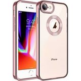 Apsuwa Iphone 7 Kılıf Omega Kamera Korumalı Logo Gösteren Silikon - Rose Gold