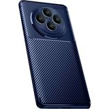 Apsuwa Oppo Reno 11FS Uyumlu Kılıf Negro Kabon Fiber Desen Silikon Lacivert - Reno 11 FS