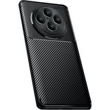 Apsuwa Oppo Reno 11FS Uyumlu Kılıf Negro Kabon Fiber Desen Silikon Siyah - Reno 11 FS