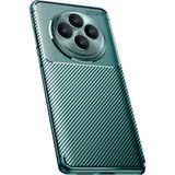 Apsuwa Oppo Reno 11FS Uyumlu Kılıf Negro Kabon Fiber Desen Silikon Yeşil - Reno 11 FS