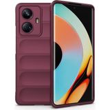 Apsuwa Realme 10 Pro Plus Kılıf Optimum Silikon Içi Kadife - Bordo