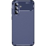 Apsuwa Samsung Galaxy A37 Negro Karbon Desen Silikon Lacivert Kılıf