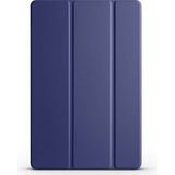 Apsuwa Samsung Galaxy A9 X110 Kılıf Smart Cover Standlı Arkası Şeffaf Mika - Lacivert