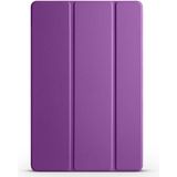 Apsuwa Samsung Galaxy A9 X110 Smart Cover Standlı Arkası Şeffaf Mika Mor Kılıf