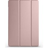 Apsuwa Samsung Galaxy A9 X110 Smart Cover Standlı Arkası Şeffaf Mika Rose Gold Kılıf