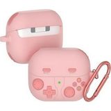 Apsuwa Samsung Galaxy Buds3 Fe Uyumlu Kulaklık Kılıfı Silikon Oyun Figürlü - Pembe