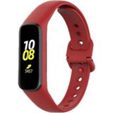 Apsuwa Samsung Galaxy Fit E R375 Kayış Kordon Retro Silikon - Kırmızı