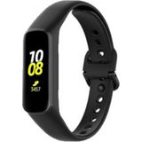 Apsuwa Samsung Galaxy Fit E R375 Kayış Kordon Retro Silikon - Siyah
