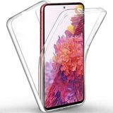 Apsuwa Samsung Galaxy Note 20 Ön Arka 360 Koruma Şeffaf Silikon Saydam Kılıf