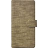 Apsuwa Samsung Galaxy S20 Fe Cüzdan Kapaklı Kartlıklı Kumaş Gold Kılıf