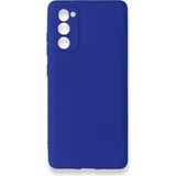 Apsuwa Samsung Galaxy S20 Fe Ultra Elastik Silikon Rubber Premier Lacivert Kılıf