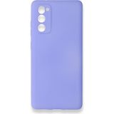 Apsuwa Samsung Galaxy S20 Fe Ultra Elastik Silikon Rubber Premier Lila Kılıf