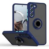 Apsuwa Samsung Galaxy S23 Kılıf Montreal Yüzüklü Standlı + Ekran Koruyucu - Lacivert