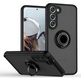 Apsuwa Samsung Galaxy S23 Kılıf Montreal Yüzüklü Standlı + Ekran Koruyucu - Siyah