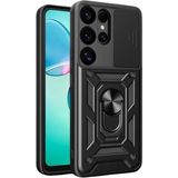Apsuwa Samsung Galaxy S26 Ultra Kılıf Pars Yüzüklü Standlı - Siyah