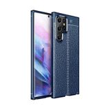 Apsuwa Samsung Galaxy Uyumlu S22 Ultra Kılıf Niss Deri Dokulu Silikon