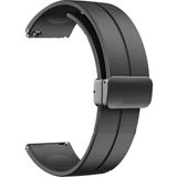 Apsuwa Samsung Galaxy Watch 3 45MM Kordon Kayış D-Buckle Sport Silikon 22/K2D - Gri