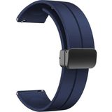 Apsuwa Samsung Galaxy Watch 3 45MM Kordon Kayış D-Buckle Sport Silikon 22/K2D - Lacivert