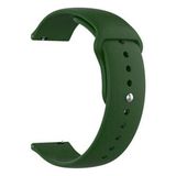 Apsuwa Samsung Galaxy Watch 3 45MM Uyumlu Kordon Mat Jel Silikon Saat Kordonu 22/qq--Koyu Yeşil
