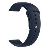 Apsuwa Samsung Galaxy Watch 3 45MM Uyumlu Kordon Mat Jel Silikon Saat Kordonu 22/qq--Lacivert