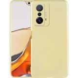 Apsuwa Xiaomi Mi 11T Pro Kılıf Silikon Premier Kamera Korumalı - Gold