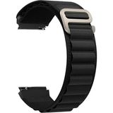 Apsuwa Xiaomi Mi Watch Kordon Kayış Alpine Loop Kumaş 22/K2W - Siyah