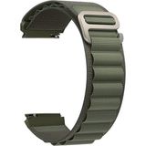 Apsuwa Xiaomi Mi Watch Kordon Kayış Alpine Loop Kumaş 22/K2W - Yeşil