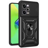 Apsuwa Xiaomi Poco X5 Pro Kılıf Yüzüklü Sürgülü Kamera Korumalı Pars