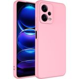 Apsuwa Xiaomi Redmi Note 12 Pro 5g Kılıf Lansman Içi Kadife Silikon - Pembe