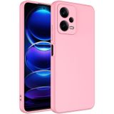 Apsuwa Xiaomi Redmi Note 12 Pro 5G Lansman İçi Kadife Silikon Mor Kılıf