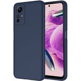 Apsuwa Xiaomi Redmi Note 12S Kılıf Lansman Içi Kadife Silikon - Lacivert