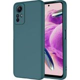 Apsuwa Xiaomi Redmi Note 12S Kılıf Lansman Içi Kadife Silikon - Yeşil