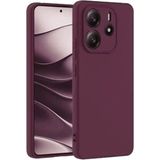 Apsuwa Xiaomi Redmi Note 14 Kılıf Biye Silikon - Mürdüm