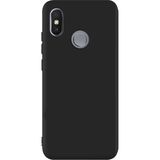 Apsuwa Xiaomi Redmi Note 6 Pro Kılıf Premier Lüx Yumuşak Silikon Siyah
